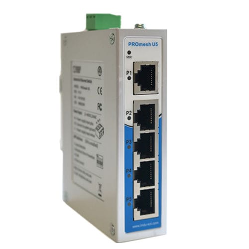 非管理型以太网交换机 - PROmesh U5 - Indu-Sol GmbH - 5端口 / ProfiNet / DIN导轨