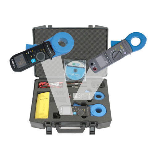 数字钳形万用表 - EMCheck® Set - Indu-Sol GmbH - 手持式 / cat III / 接地回路电阻测量