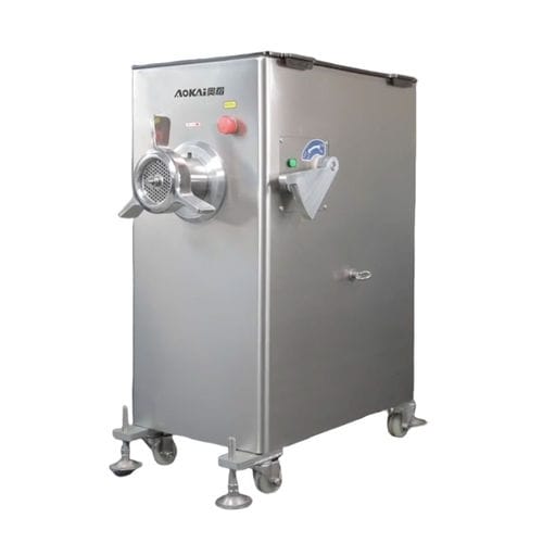肉类商用绞肉机 - AKJ-B32 - Foshan Aokai machinery Technology Co.,Ltd - 新鲜肉 / 带滑轮 / 380V三相