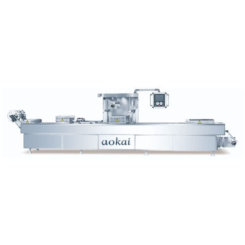 真空加热成型机 - AKLS series - Foshan Aokai machinery Technology Co.,Ltd - 滚筒给料 / 食品包装 / PLC控制
