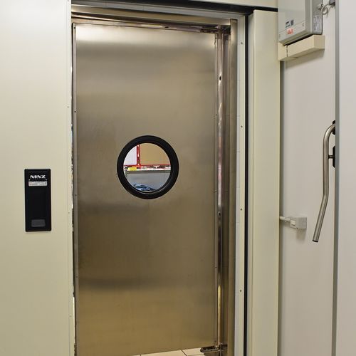 平开门 - FLAP INOX - Apostoli Daniele srl - 不锈钢 / 室内 / 用于超市