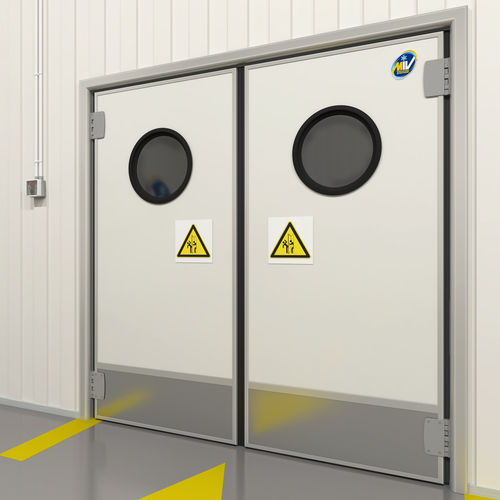 冷藏室门 - To & Fro door - MIV INSULATING SYSTEMS S.R.L. - 平开 / 带铰链 / 旋转