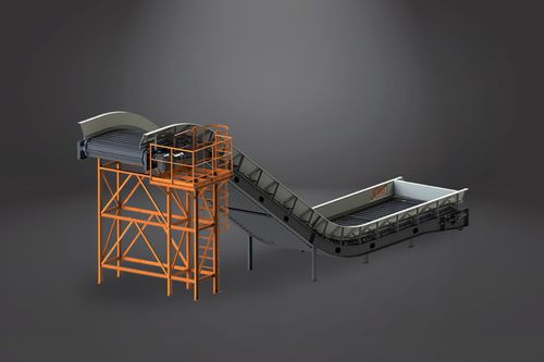 带式输送机 - Suzhou JONO Environmental Technology Co., LTD - 链条 / 倾斜 / 卧式