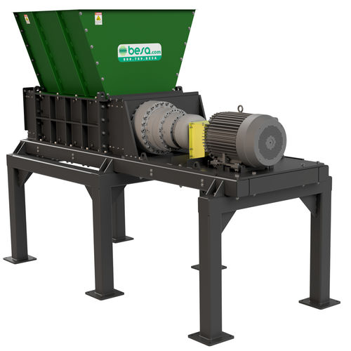 双轴式撕碎机 - BESA Equipment - 用于轮胎 / 金属 / 纸质
