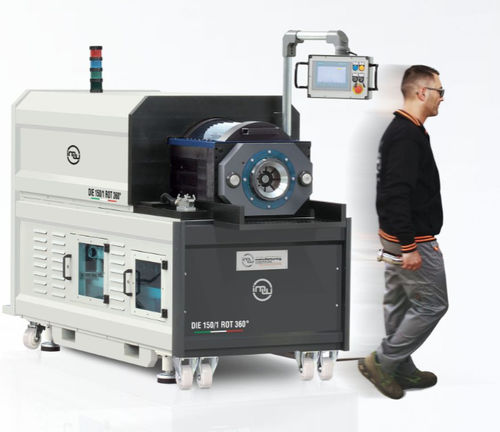 管道末端成型机 - DIE 150/1 ROT 360° - Industrial Manufacturing Machines srl - 管道 / 用于金属 / 用于套筒