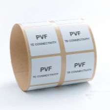 热转印标签 - PVF series - TE CONNECTIVITY - 可印刷 / 粘贴式 / 聚偏氟乙烯