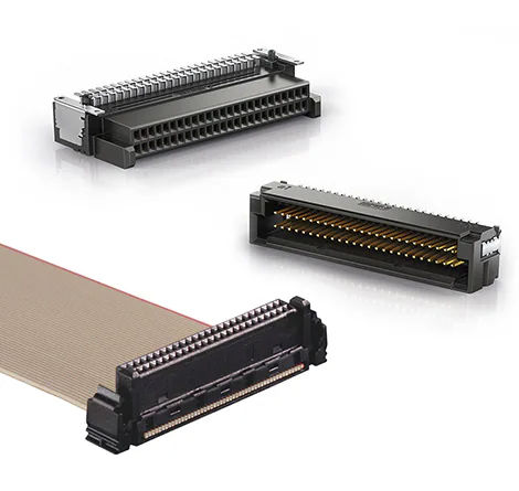 数据连接器 - ERNI MicroCon - TE CONNECTIVITY - PCB / SMT / 直线型