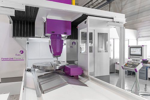 数控车削铣削中心 - FOREST-LINÉ FLEXIAX V - Fives Machining - 立式 / 5轴 / 高效率