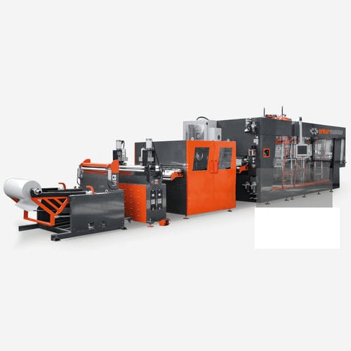 滚筒给料加热成型机 - ER 80-3 - Erkur Thermoforming Machinery - 用于包装 / 自动 / 真空