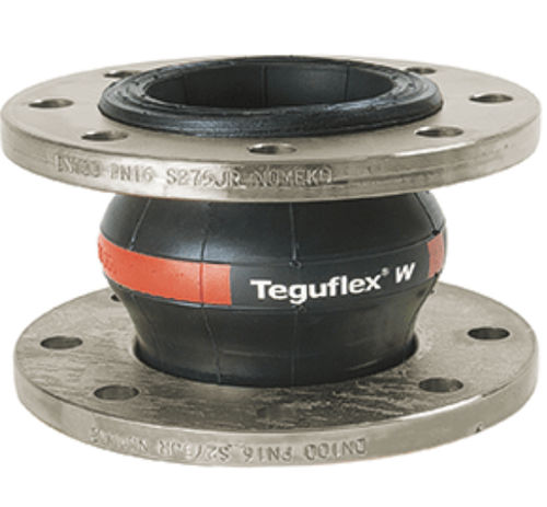 管道橡胶膨胀节 - TEGUFLEX® W - Trelleborg Expansion Joints/特瑞堡 - 圆形 / 法兰 / 用于水