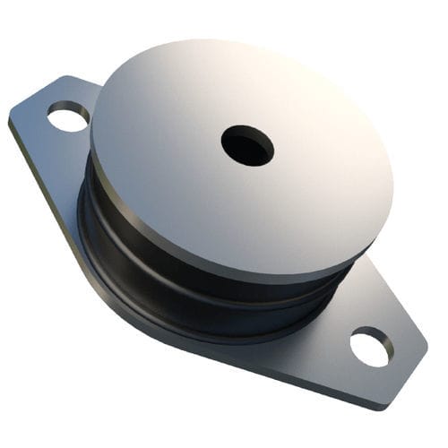 圆柱形抗震支架 - SAW series - Trelleborg Antivibration Solutions - 金属 / 橡胶 / 发动机用