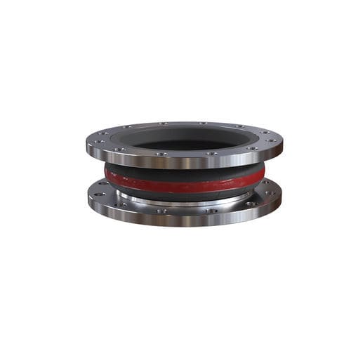 橡胶膨胀节 - ERV Red - Trelleborg Antivibration Solutions - 钢 / 圆形 / 法兰