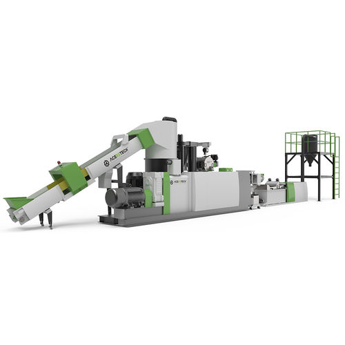 紧凑型管道挤出生产线 - ACS-PRO - Aceretech - 风冷 / 再生塑料 / 造粒