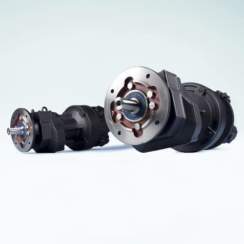 径向活塞气动马达 - GLOBE Airmotors, Test Equipment & Motion Control - 重型应用 / ATEX / 带变速箱