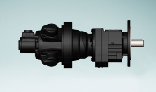 径向活塞气动马达 - RM610 series - GLOBE Airmotors, Test Equipment & Motion Control - 润滑 / 带变速箱 / 大扭矩