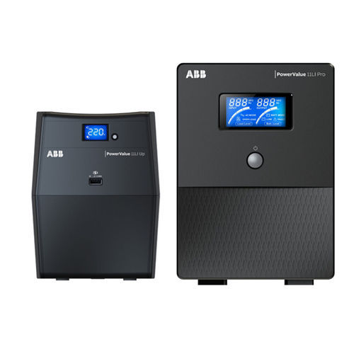 在线交互式不间断电源 - Power Value 11LI - ABB UPS and power conditioning products - 交流 / 单相 / LCD显示