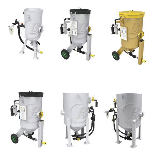 手动喷砂机 - TB-4012P - Tongbao Surface Processing Equipment - 压力式 / 移动式 / 用于表面处理