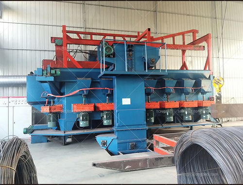 空中传送装置抛丸机 - TB-WD4000 - Tongbao Surface Processing Equipment - 用于线 / 表面清洁 / 连续