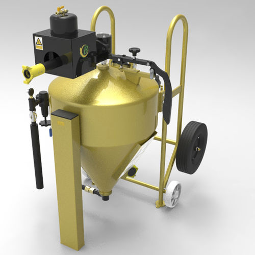 自动喷砂机 - TB-DB500 - Tongbao Surface Processing Equipment - 压力式 / 移动式 / 用于表面处理