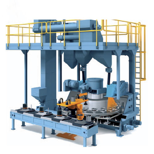 旋转台式抛丸机 - TB-MT1419 - Tongbao Surface Processing Equipment - 涡轮 / 用于轮缘 / 表面清洁