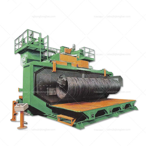 空中传送装置抛丸机 - Tongbao Surface Processing Equipment - 涡轮 / 用于线 / 表面清洁