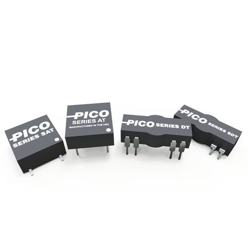 DC/DC变流器 / DIP - AT, SAT, DT & SDT Series - Pico Electronics - 插入式 / 非稳压 / 单输出