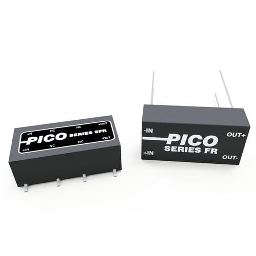 DC/DC变流器 / 调节 - FR & SFR Series - Pico Electronics - 绝缘 / SMD / 封装