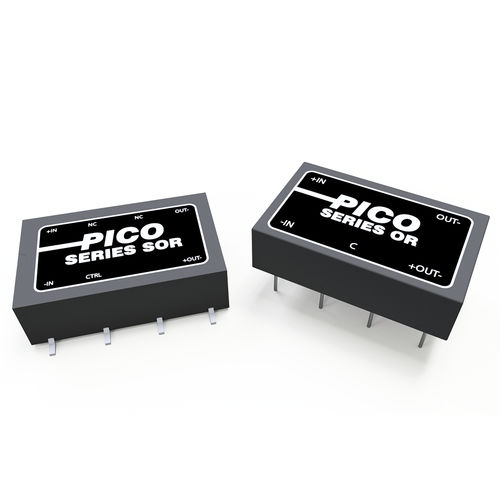 DC/DC变流器 / 调节 - OR & SOR Series - Pico Electronics - 绝缘 / SMD / 封装