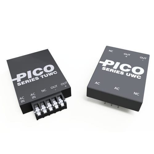 封装电源 - TUWC series - Pico Electronics - AC/DC / 调节 / 双输出