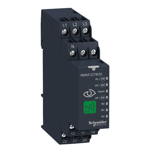 相位顺序控制继电器 - RMNF22TB30 - Schneider Electric - 断相 / 频率过低 / 频率过高