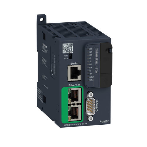 紧凑型PLC - TM251MESC - Schneider Electric - 集成式 / DIN导轨 / RS485