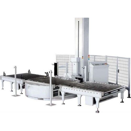 卧式缠绕机 - B200 - Shanghai Fhope machinery co.,ltd - 旋转托盘式 / 自动 / 货盘