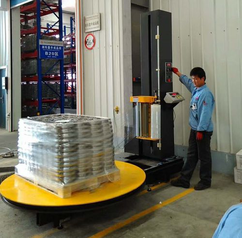 旋转托盘式缠绕机 - A500 - Shanghai Fhope machinery co.,ltd - 半自动 / 货盘