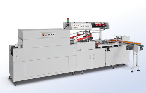 自动收缩包装机 - FP-400LB+SH-450C - Shanghai Fhope machinery co.,ltd - 瓶子 / 热收缩通道 / 带有封口线