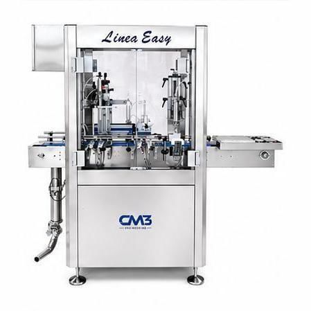 半自动灌装封盖一体机 - EASY LINE basic version - CM3 ENGINEERING SRL - 液体 / 整体式 / 工业