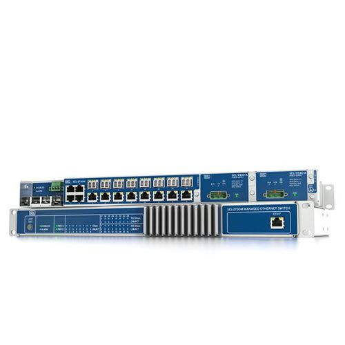 管理型以太网交换机 - SEL-2730M - Schweitzer Engineering Laboratories - 14 端口式 / 光纤 / 千兆以太网
