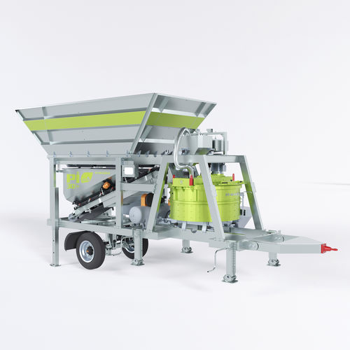 移动式混凝土搅拌站 - Pi 30 FT - Pi Makina Construction Machines - 紧凑型 / 特种