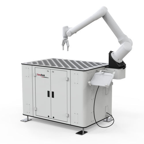 机器进料机器人加工单元 - EasyDesk Tray - EasyRobotics - 用于机床 / 用于汽车工业 / 小型物件