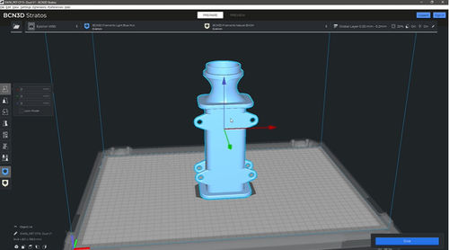 设计3D打印软件 - Stratos - bcn3d - 切片