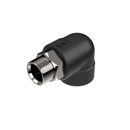 液压接头 - F090-T2 - ROTOTECH MAKİNA SAN. VE DIŞ TİC. LTD. ŞTİ. - 螺纹 / 90°弯曲 / BSP