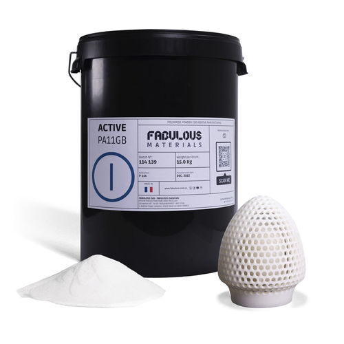 Nylon®3D打印粉末 - ACTIVE PA11 - FABULOUS - PA / 耐化学腐蚀 / 耐热
