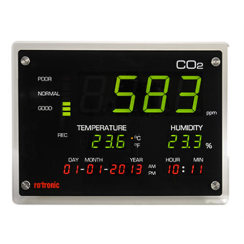 液晶显示屏 - Rotronic CO2 Display - Process Sensing Technologies - 用于温度测量 / 相对湿度 / 用于二氧化碳测量
