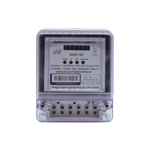 三相电能表 - DDSF149 - JIANAN ELECTRONICS CO., LTD. - 面板型 / 60 Hz / 超声波