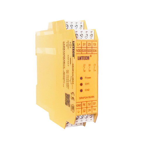 紧急制动安全监控继电器 - SR4P2A1B24P - Shandong laien optic-electronic technology co.,ltd. - 用于光幕 / 1NF / 2NO