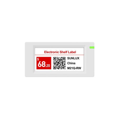 管制标签 - M21Q-RW - SUNLUX IOT Technology (Guangdong) Inc. - 货架 / 矩形 / 白色