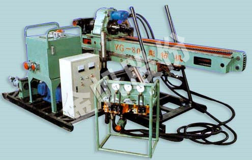 卧式钻机 - YG-80 - WUXI JINFAN DRILLING EQUIPMENT CO.,LTD. - 固定式 / 旋转 / 液压
