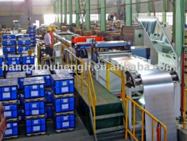 冲头式切割流水线 - HL1200BS4 - Hengli CNC TechnologyCo., Ltd - 用于铝 / 片材 / 线圈