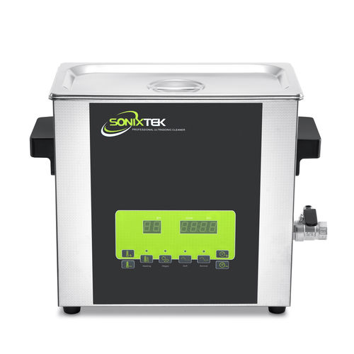 台式超声波清洁机 - STS-060-T03H300 - Sonixtek - 带有定时器 / 不锈钢 / 工业