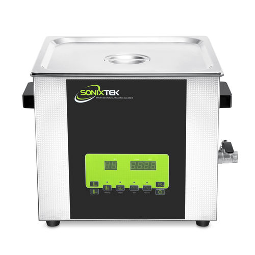 台式超声波清洁机 - STS-150-T06H400 - Sonixtek - 带有定时器 / 不锈钢 / 工业
