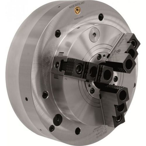 后部固定式工件卡盘 - 2502-315-105 US - Bison S.A. - 大直径 / 直接安装式 / 钢